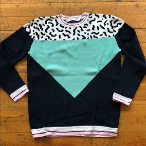 Color block sweater & other stories